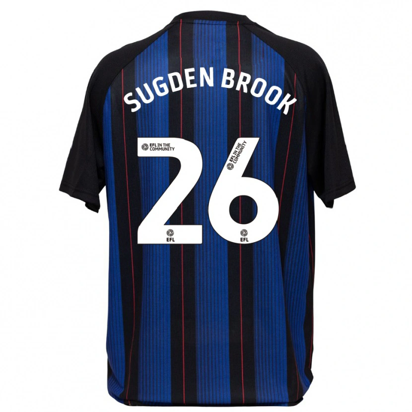 Danxen Kinder Darcie Sugden-Brook #26 Blau Schwarz Auswärtstrikot Trikot 2025/26 T-Shirt Schweiz