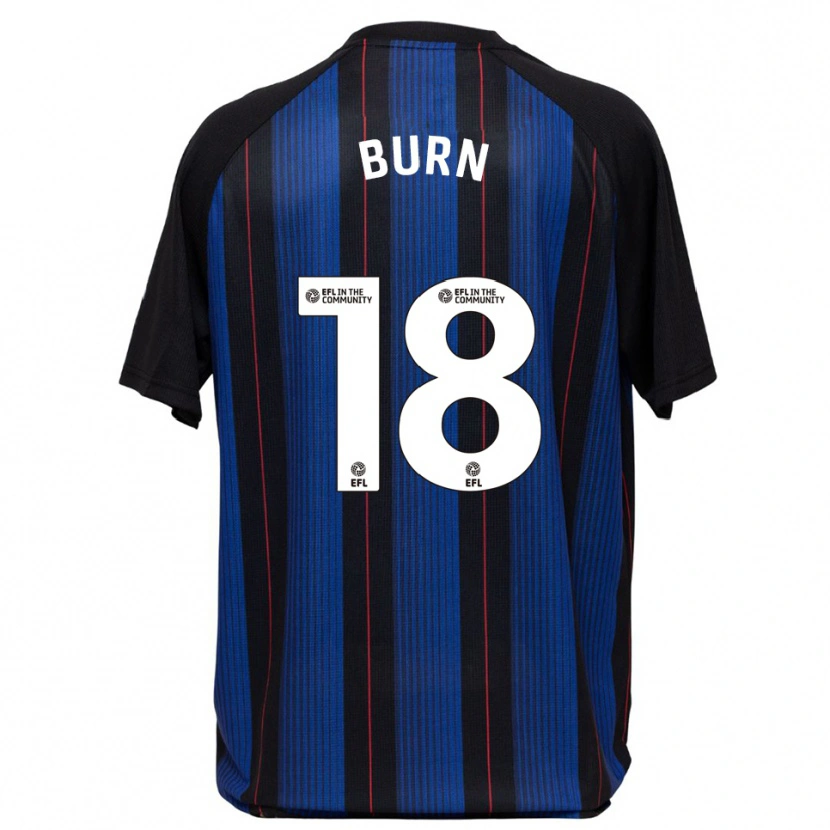 Danxen Kinder Sarah Burn #18 Blau Schwarz Auswärtstrikot Trikot 2025/26 T-Shirt Schweiz