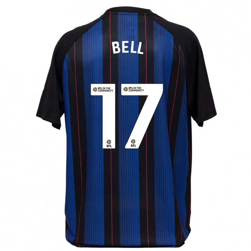 Danxen Kinder Millie Bell #17 Blau Schwarz Auswärtstrikot Trikot 2025/26 T-Shirt Schweiz