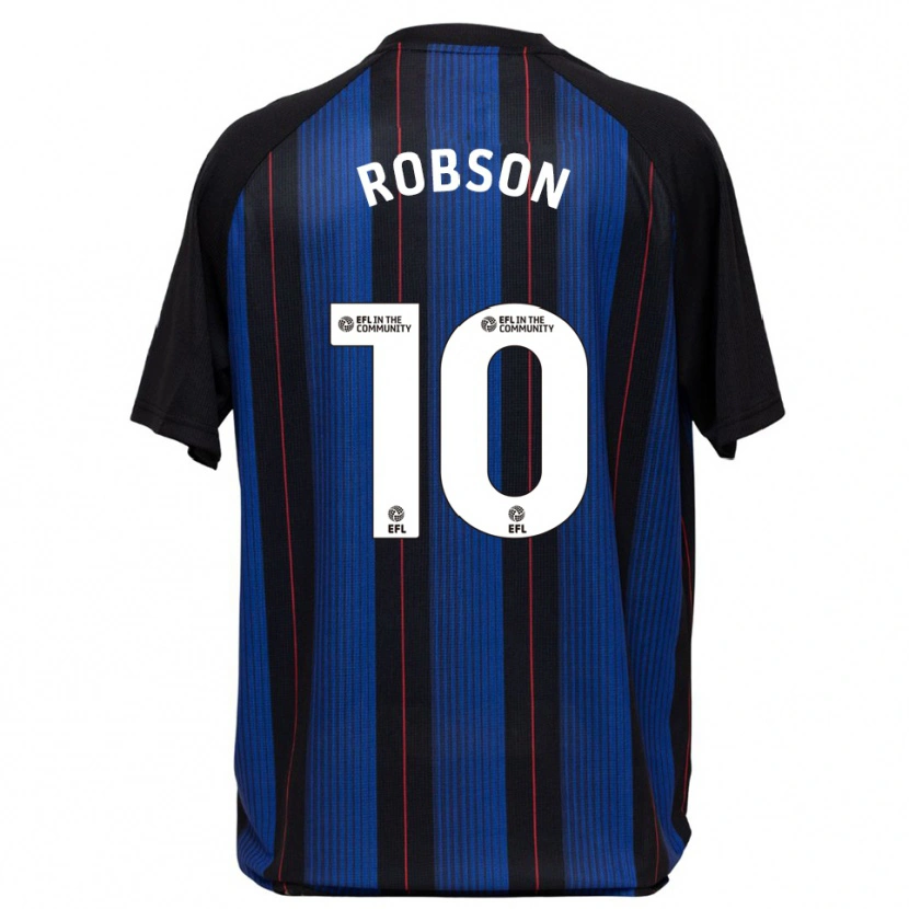 Danxen Kinder Lauren Robson #10 Blau Schwarz Auswärtstrikot Trikot 2025/26 T-Shirt Schweiz