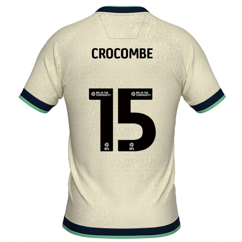 Danxen Kinder Max Crocombe #15 Champagner Marine Auswärtstrikot Trikot 2025/26 T-Shirt Schweiz