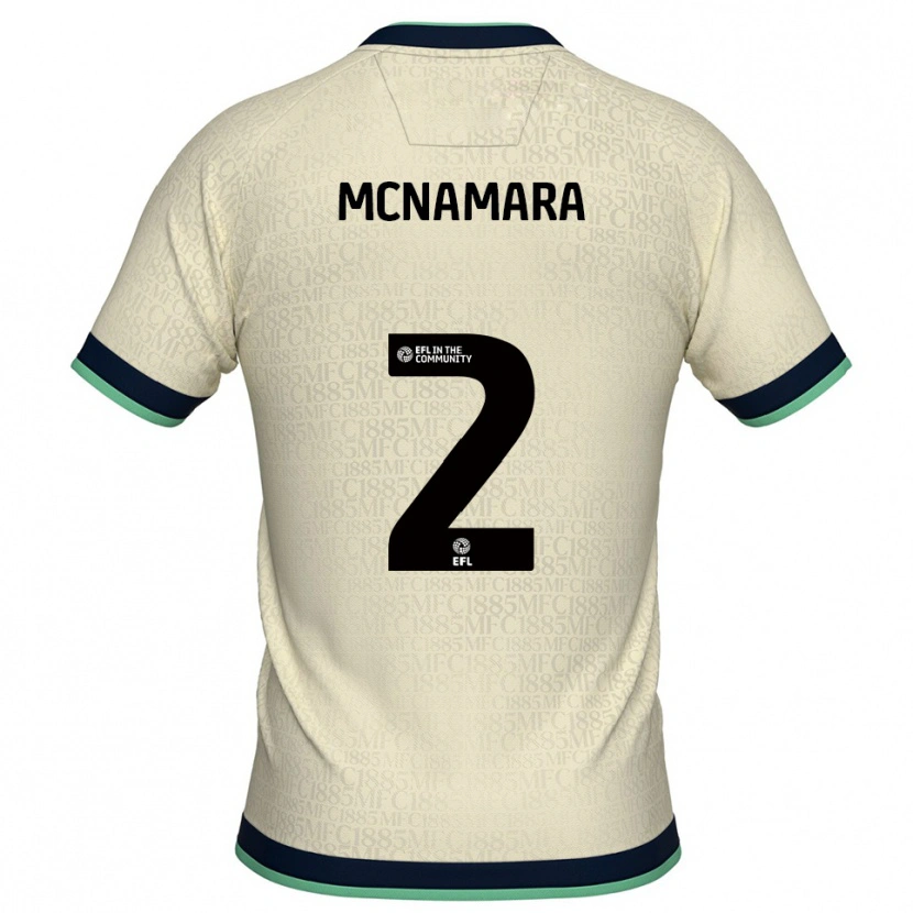 Danxen Kinder Danny Mcnamara #2 Champagner Marine Auswärtstrikot Trikot 2025/26 T-Shirt Schweiz