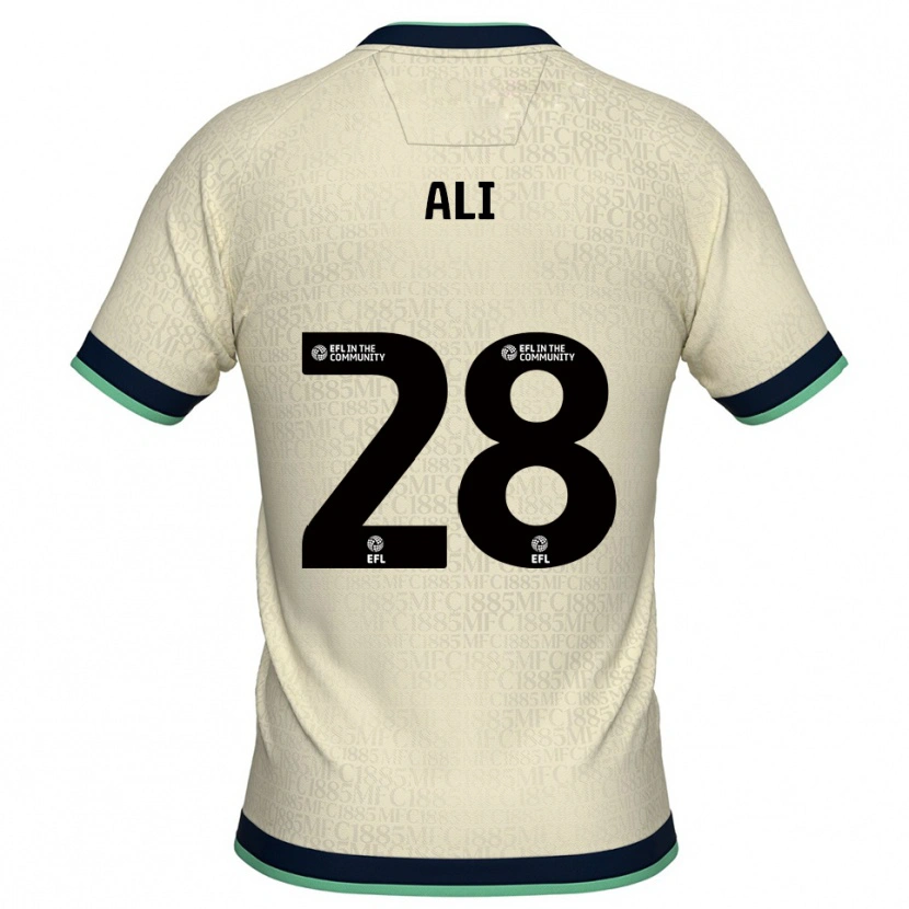 Danxen Kinder Francesca Ali #28 Champagner Marine Auswärtstrikot Trikot 2025/26 T-Shirt Schweiz