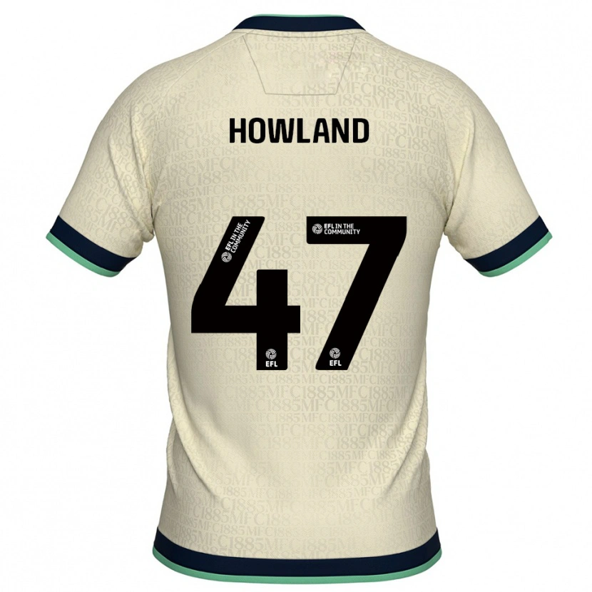 Danxen Kinder Jack Howland #47 Champagner Marine Auswärtstrikot Trikot 2025/26 T-Shirt Schweiz