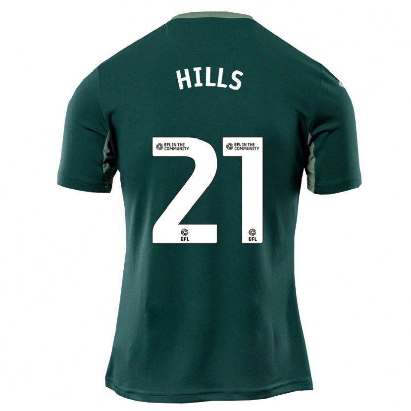 Danxen Kinder Brad Hills #21 Grün Weiß Lila Auswärtstrikot Trikot 2025/26 T-Shirt Schweiz