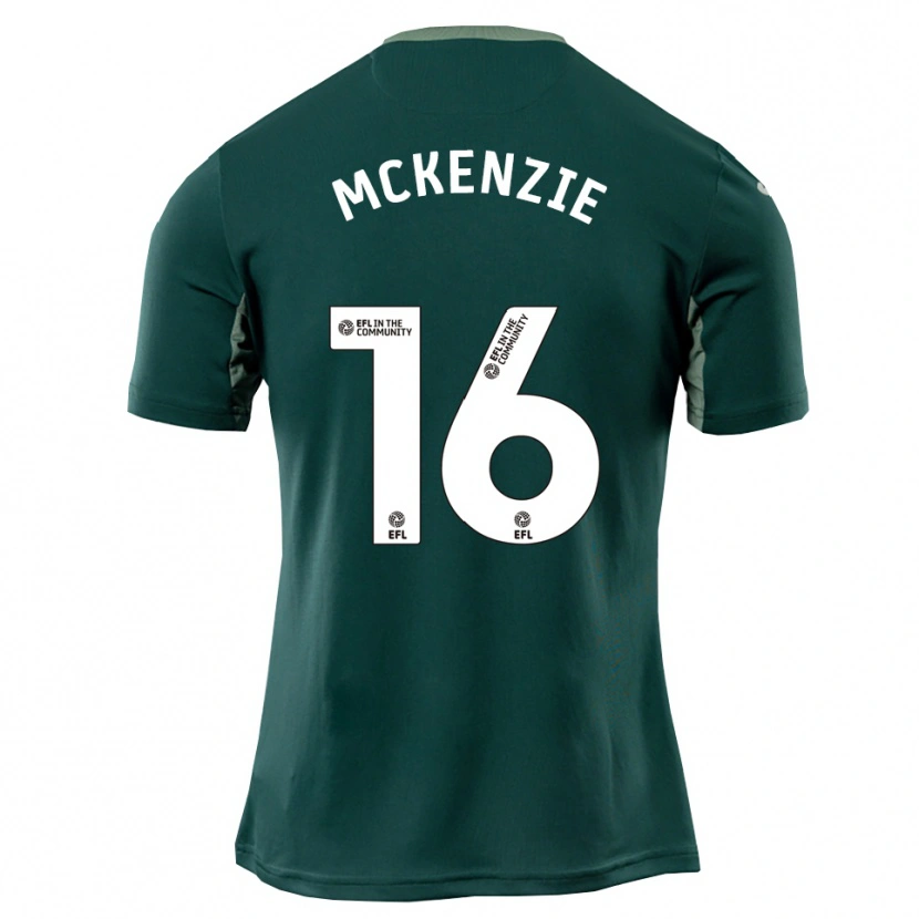 Danxen Kinder Mason Mckenzie #16 Grün Weiß Lila Auswärtstrikot Trikot 2025/26 T-Shirt Schweiz