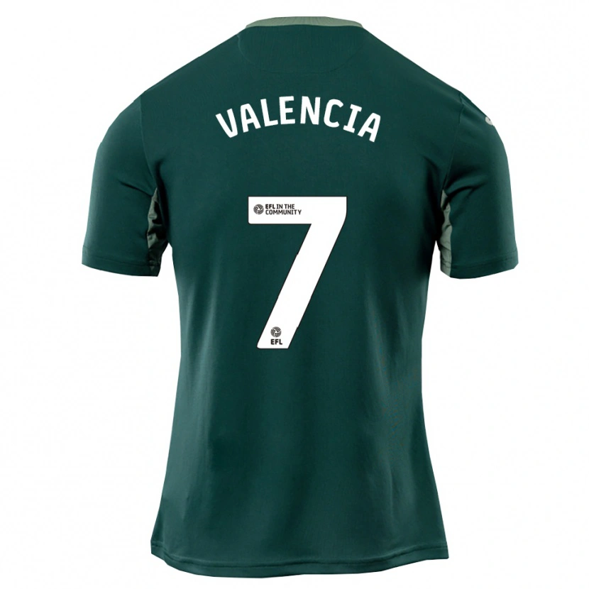 Danxen Kinder Hugo Valencia #7 Grün Weiß Lila Auswärtstrikot Trikot 2025/26 T-Shirt Schweiz