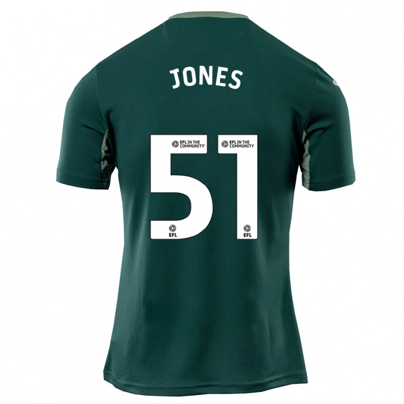 Danxen Kinder Dylan Jones #51 Grün Weiß Lila Auswärtstrikot Trikot 2025/26 T-Shirt Schweiz