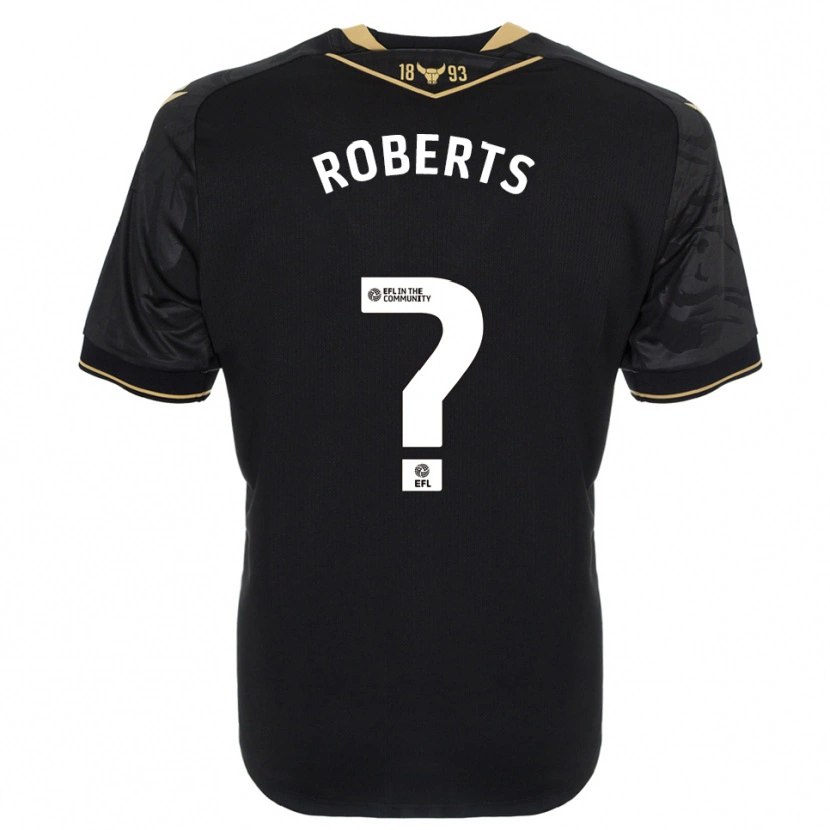 Danxen Kinder Amber Roberts #0 Schwarz Gold Auswärtstrikot Trikot 2025/26 T-Shirt Schweiz