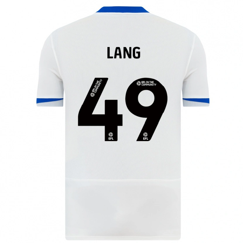 Danxen Kinder Callum Lang #49 Weiß Schwarz Auswärtstrikot Trikot 2025/26 T-Shirt Schweiz