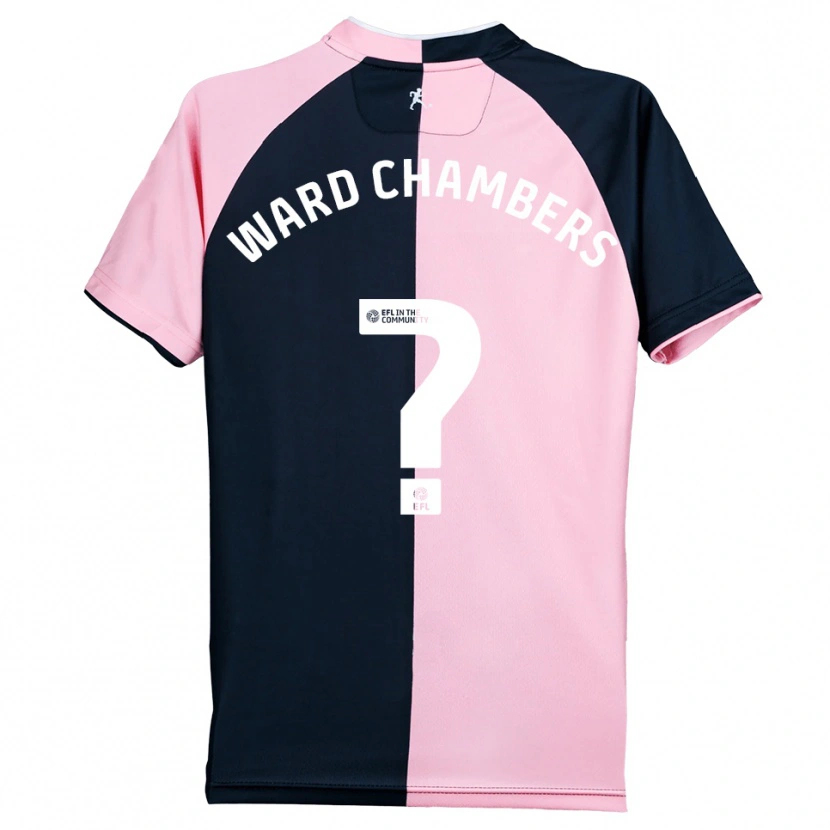 Danxen Kinder Courtnay Ward-Chambers #0 Pink Schwarz Auswärtstrikot Trikot 2025/26 T-Shirt Schweiz