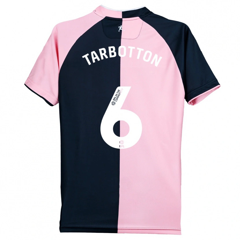 Danxen Kinder Teddy Tarbotton #6 Pink Schwarz Auswärtstrikot Trikot 2025/26 T-Shirt Schweiz