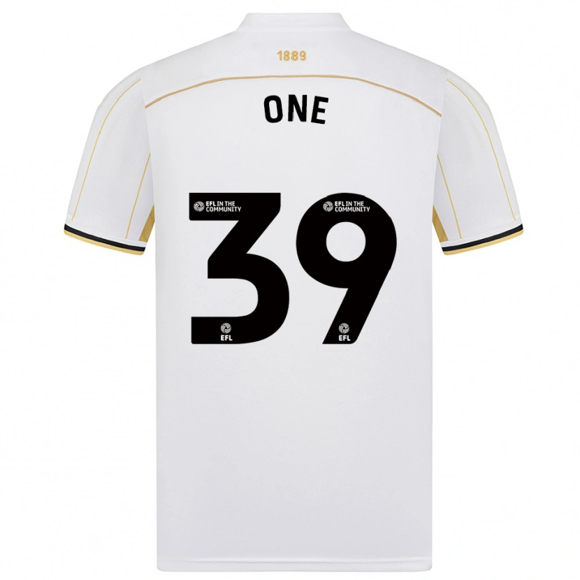 Danxen Kinder Ryan Oné #39 Weiß Gold Auswärtstrikot Trikot 2025/26 T-Shirt Schweiz