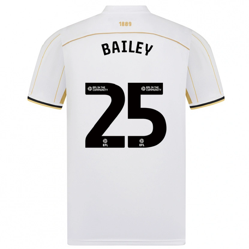 Danxen Kinder Jade Bailey #25 Weiß Gold Auswärtstrikot Trikot 2025/26 T-Shirt Schweiz