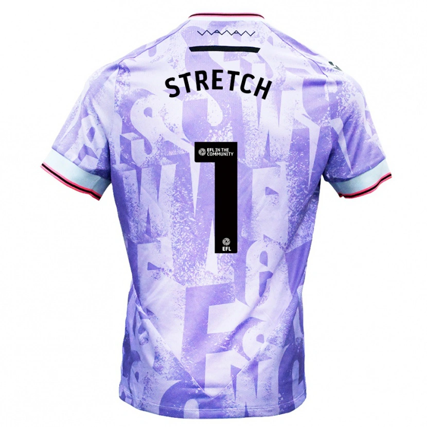 Danxen Kinder Logan Stretch #1 Lila Weiß Auswärtstrikot Trikot 2025/26 T-Shirt Schweiz