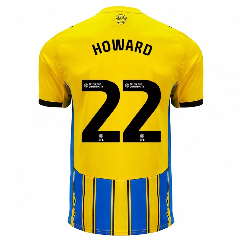 Danxen Kinder Bethany-May Howard #22 Blau Gelb Auswärtstrikot Trikot 2025/26 T-Shirt Schweiz