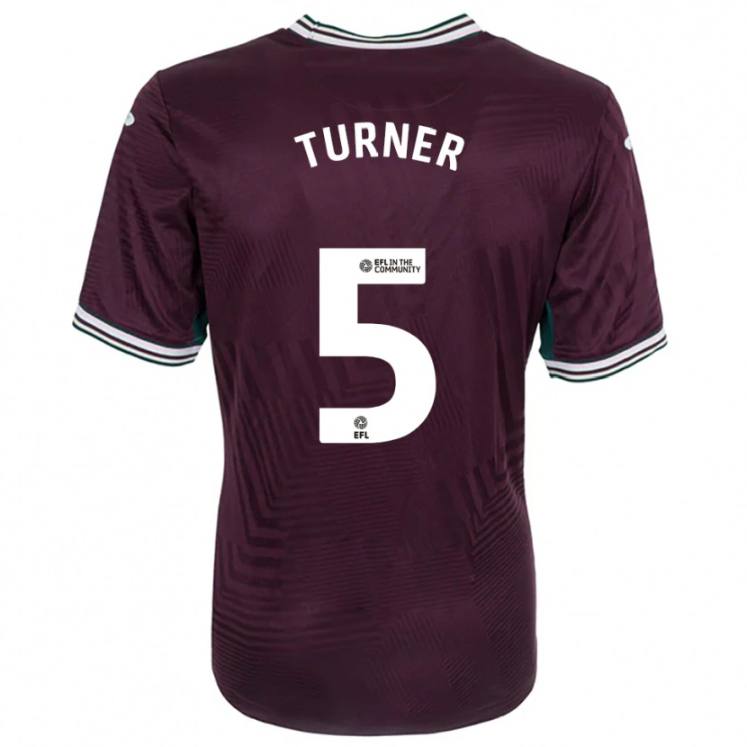 Danxen Kinder Steph Turner #5 Rostrot Weiß Auswärtstrikot Trikot 2025/26 T-Shirt Schweiz