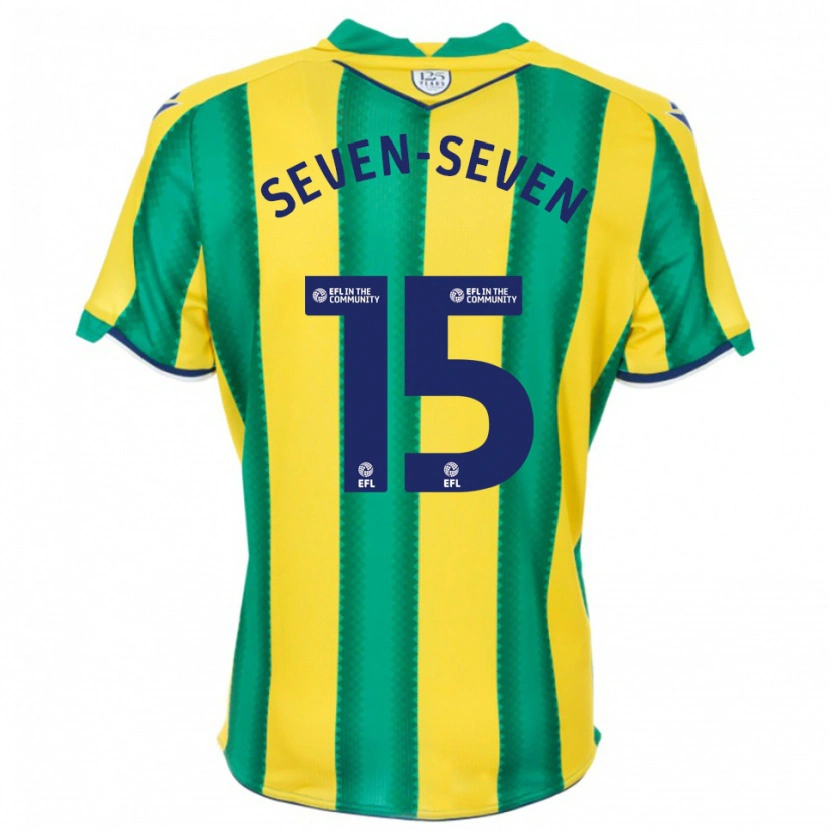 Danxen Kinder Justin Seven-Seven #15 Gelb Grün Auswärtstrikot Trikot 2025/26 T-Shirt Schweiz