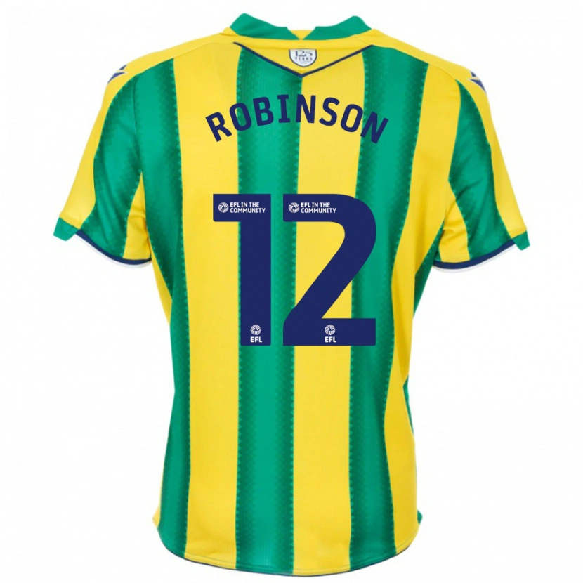 Danxen Kinder Leanne Robinson #12 Gelb Grün Auswärtstrikot Trikot 2025/26 T-Shirt Schweiz