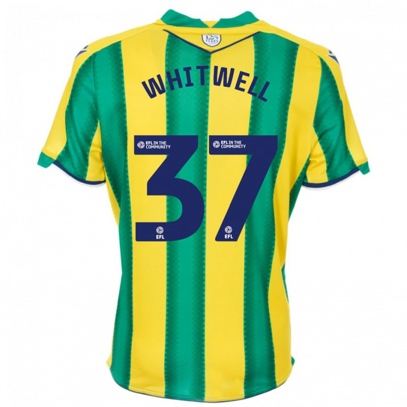 Danxen Kinder Harry Whitwell #37 Gelb Grün Auswärtstrikot Trikot 2025/26 T-Shirt Schweiz