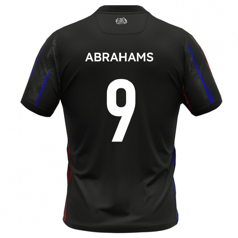 Danxen Kinder Tristan Abrahams #9 Schwarz Rot Auswärtstrikot Trikot 2025/26 T-Shirt Schweiz