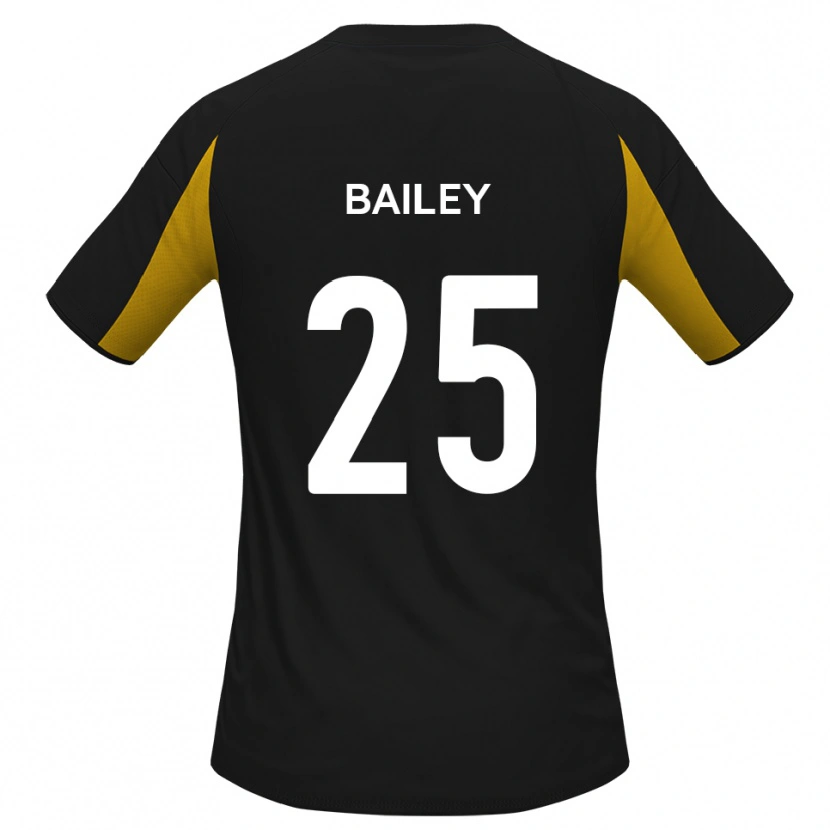 Danxen Kinder Joel Bailey #25 Schwarz Gelb Auswärtstrikot Trikot 2025/26 T-Shirt Schweiz