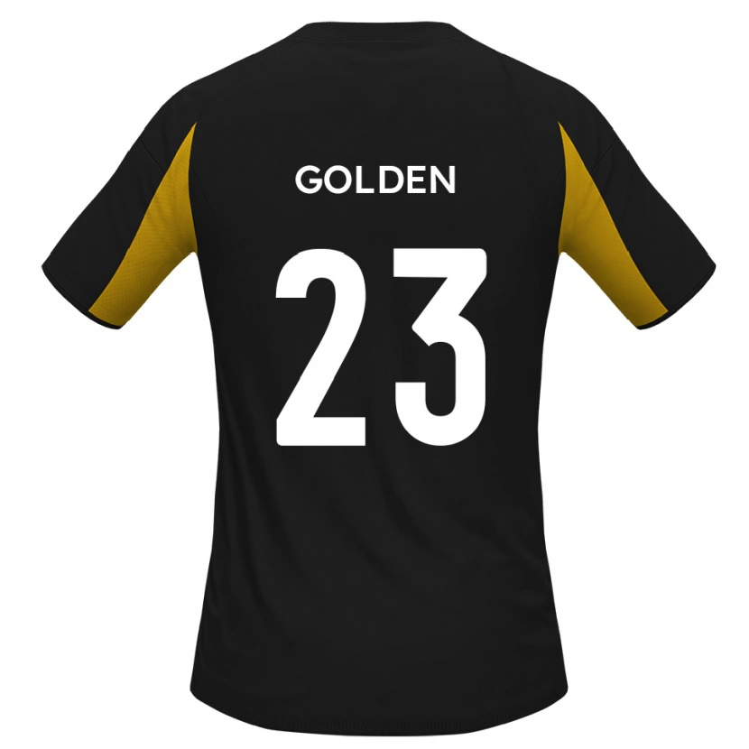 Danxen Kinder Tylor Golden #23 Schwarz Gelb Auswärtstrikot Trikot 2025/26 T-Shirt Schweiz