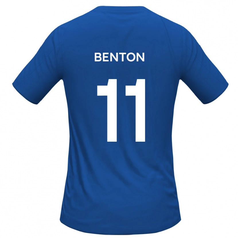 Danxen Kinder Jon Benton #11 Himmelblau Auswärtstrikot Trikot 2025/26 T-Shirt Schweiz