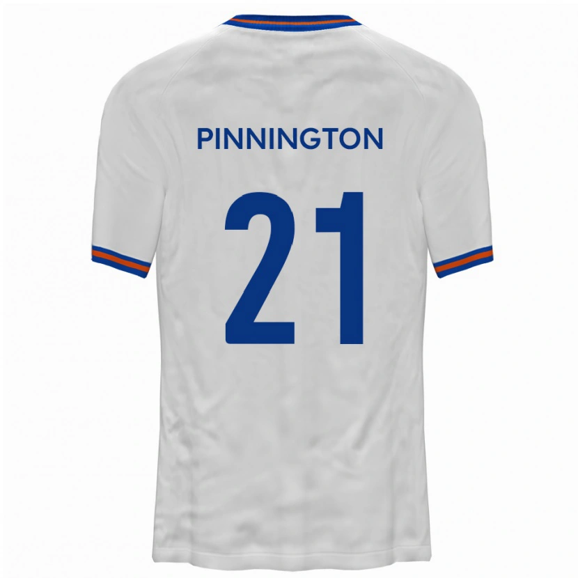 Danxen Kinder Jacob Pinnington #21 Weiß Blau Auswärtstrikot Trikot 2025/26 T-Shirt Schweiz
