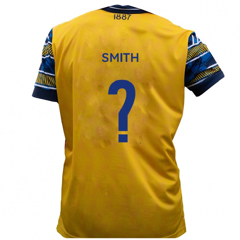 Danxen Kinder Jayden Smith #0 Gelb Schwarz Auswärtstrikot Trikot 2025/26 T-Shirt Schweiz