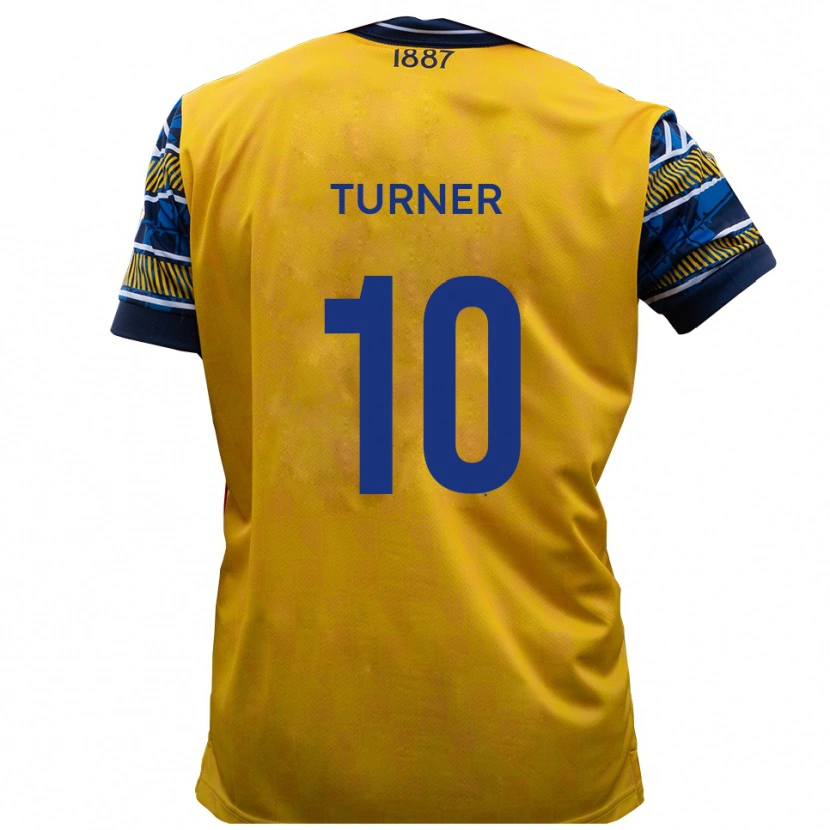Danxen Kinder Jack Turner #10 Gelb Schwarz Auswärtstrikot Trikot 2025/26 T-Shirt Schweiz