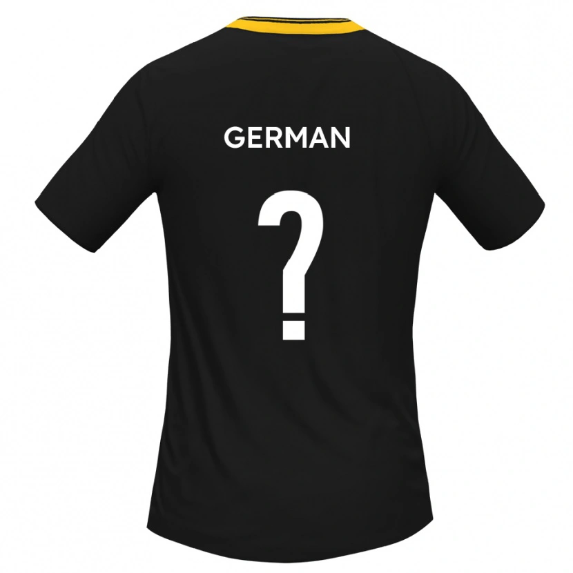 Danxen Kinder Millie German #0 Schwarz Gelb Auswärtstrikot Trikot 2025/26 T-Shirt Schweiz