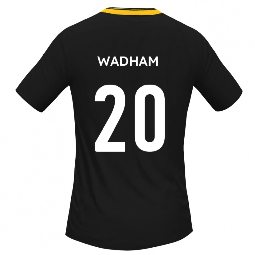 Danxen Kinder Jack Wadham #20 Schwarz Gelb Auswärtstrikot Trikot 2025/26 T-Shirt Schweiz
