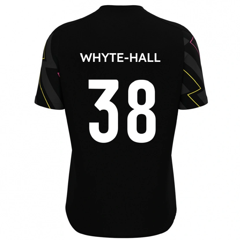 Danxen Kinder Szhem Whyte-Hall #38 Schwarz Grau Auswärtstrikot Trikot 2025/26 T-Shirt Schweiz