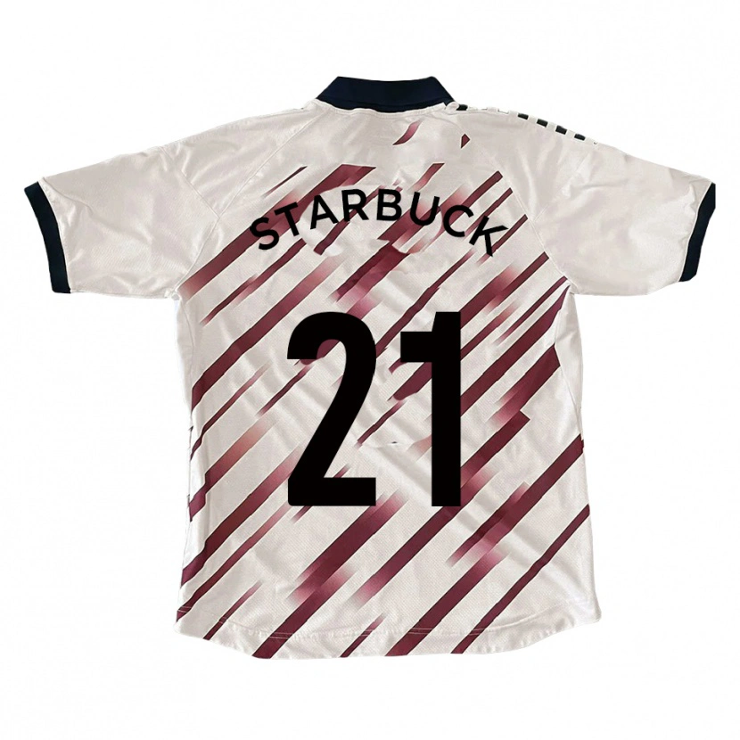 Danxen Kinder Joe Starbuck #21 Weiß Rot Auswärtstrikot Trikot 2025/26 T-Shirt Schweiz