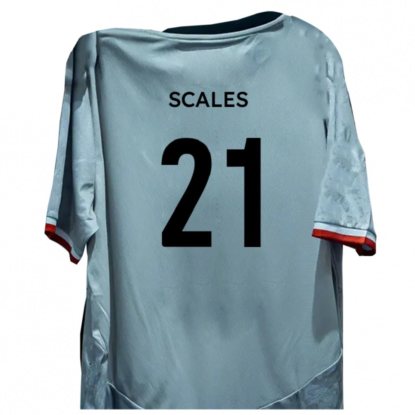 Danxen Kinder Alfie Scales #21 Weiß Schwarz Auswärtstrikot Trikot 2025/26 T-Shirt Schweiz