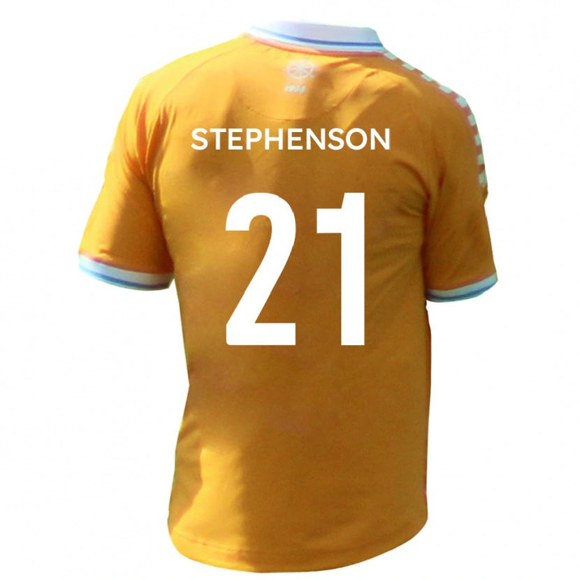 Danxen Kinder Louis Stephenson #21 Gelb Blau Auswärtstrikot Trikot 2025/26 T-Shirt Schweiz