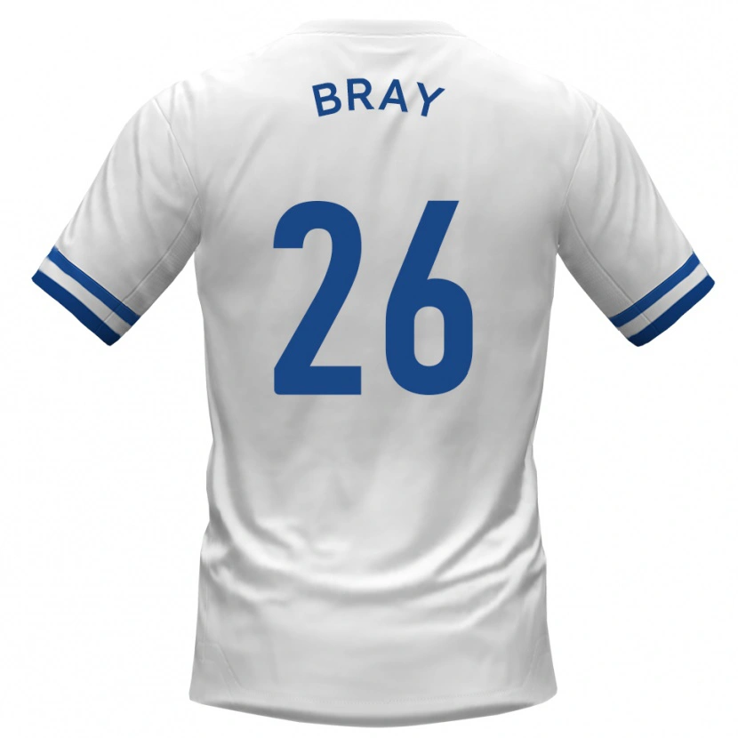 Danxen Kinder Owen Bray #26 Weiß Blau Auswärtstrikot Trikot 2025/26 T-Shirt Schweiz