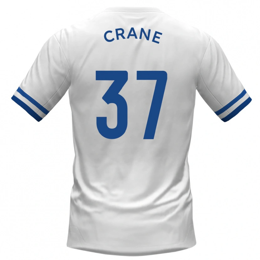Danxen Kinder Nick Crane #37 Weiß Blau Auswärtstrikot Trikot 2025/26 T-Shirt Schweiz