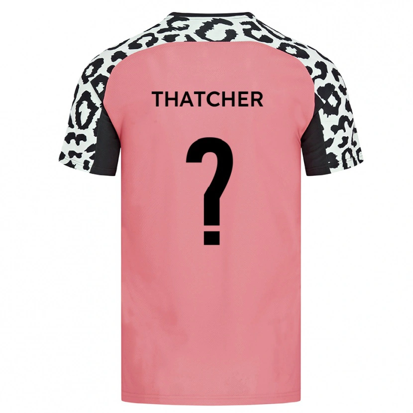 Danxen Kinder Katie Thatcher #0 Pink Schwarz Auswärtstrikot Trikot 2025/26 T-Shirt Schweiz