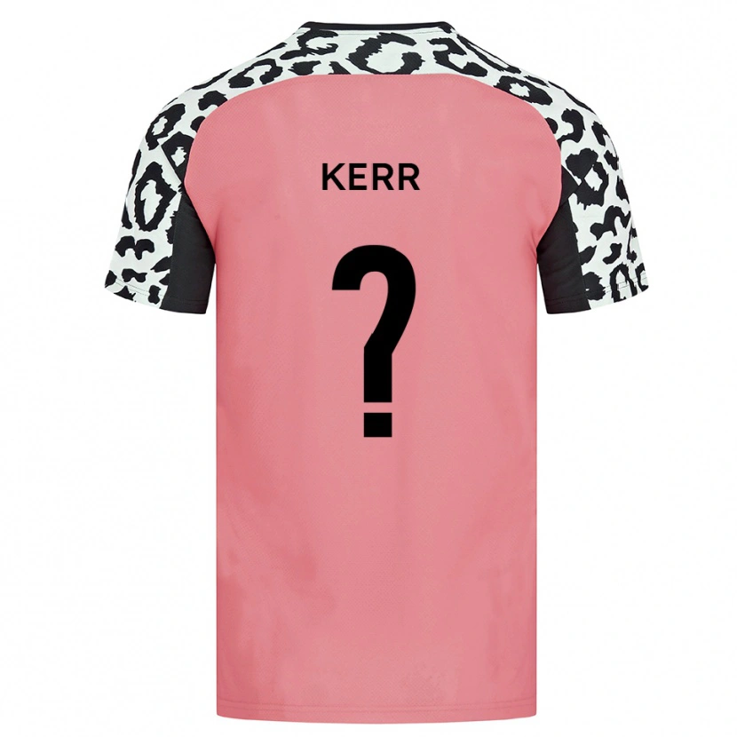 Danxen Kinder Natasha Kerr #0 Pink Schwarz Auswärtstrikot Trikot 2025/26 T-Shirt Schweiz