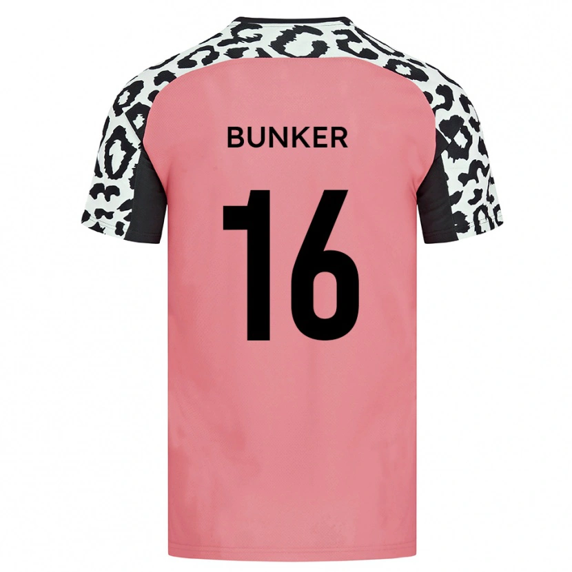 Danxen Kinder Harvey Bunker #16 Pink Schwarz Auswärtstrikot Trikot 2025/26 T-Shirt Schweiz