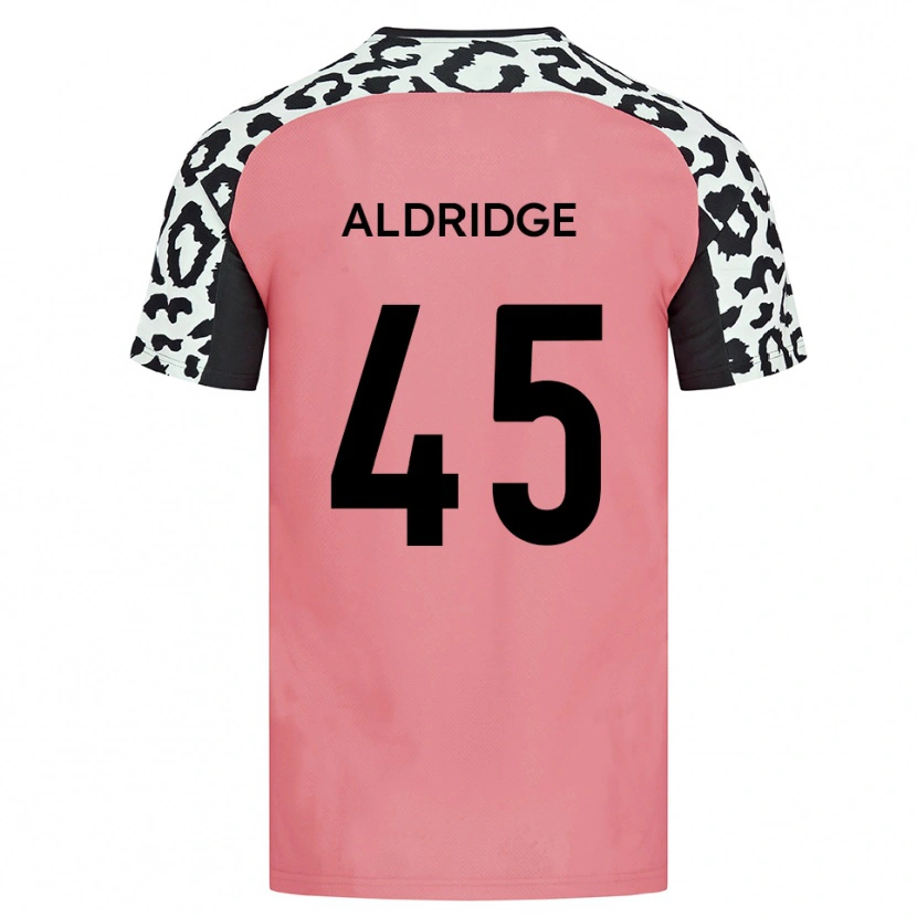Danxen Kinder Jesse Aldridge #45 Pink Schwarz Auswärtstrikot Trikot 2025/26 T-Shirt Schweiz