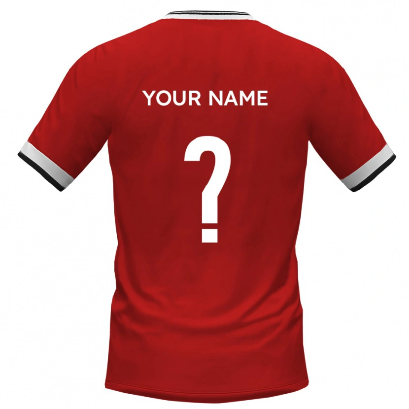 Danxen Kinder Ihren Namen #0 Weiß Schwarz Auswärtstrikot Trikot 2025/26 T-Shirt Schweiz