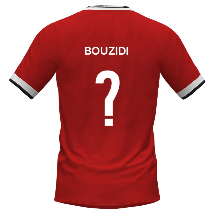 Danxen Kinder Mo Bouzidi #0 Weiß Schwarz Auswärtstrikot Trikot 2025/26 T-Shirt Schweiz