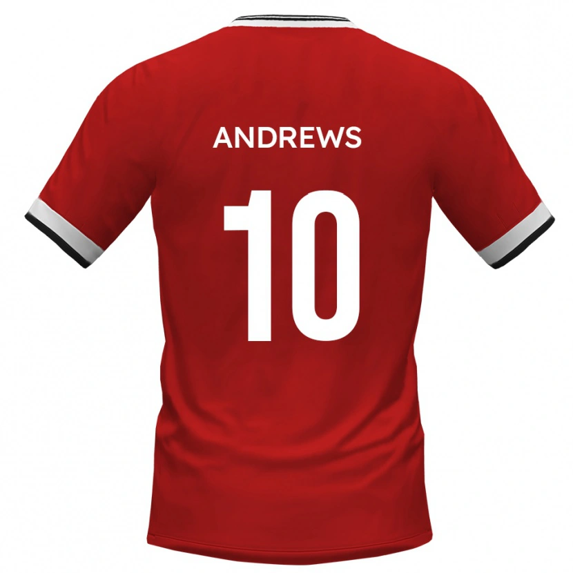 Danxen Kinder Corie Andrews #10 Weiß Schwarz Auswärtstrikot Trikot 2025/26 T-Shirt Schweiz