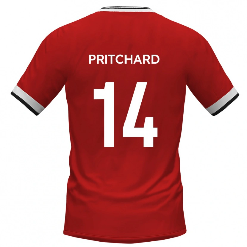 Danxen Kinder Harry Pritchard #14 Weiß Schwarz Auswärtstrikot Trikot 2025/26 T-Shirt Schweiz