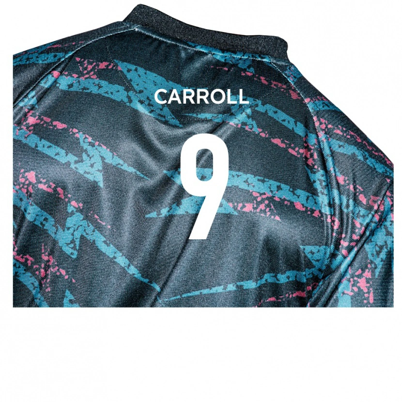 Danxen Kinder Andy Carroll #9 Schwarz Marine Auswärtstrikot Trikot 2025/26 T-Shirt Schweiz