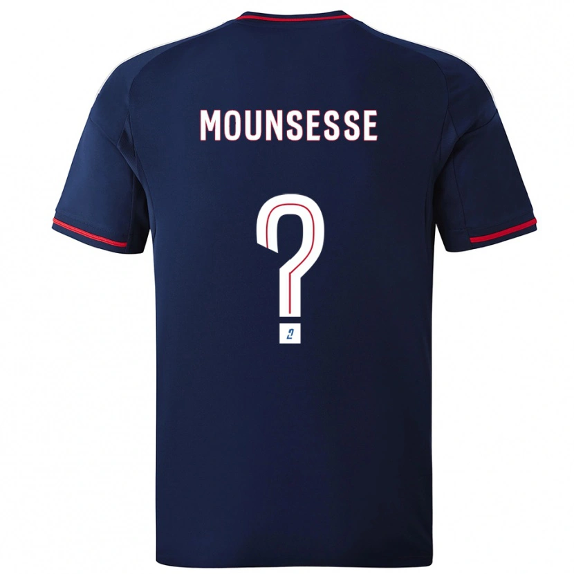 Danxen Kinder Jeremy Mounsesse #0 Marine Rot Auswärtstrikot Trikot 2025/26 T-Shirt Schweiz