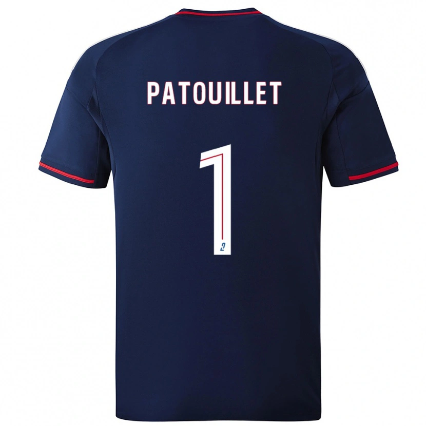Danxen Kinder Mathieu Patouillet #1 Marine Rot Auswärtstrikot Trikot 2025/26 T-Shirt Schweiz